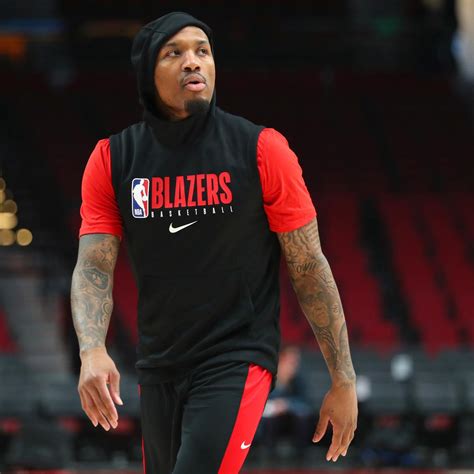Trail Blazers Injury Report: Damian Lillard .